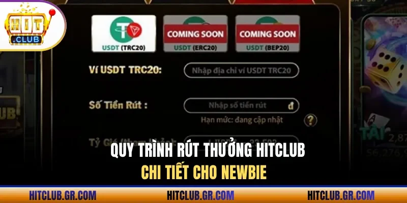 Quy trình rút thưởng chi tiết cho newbie